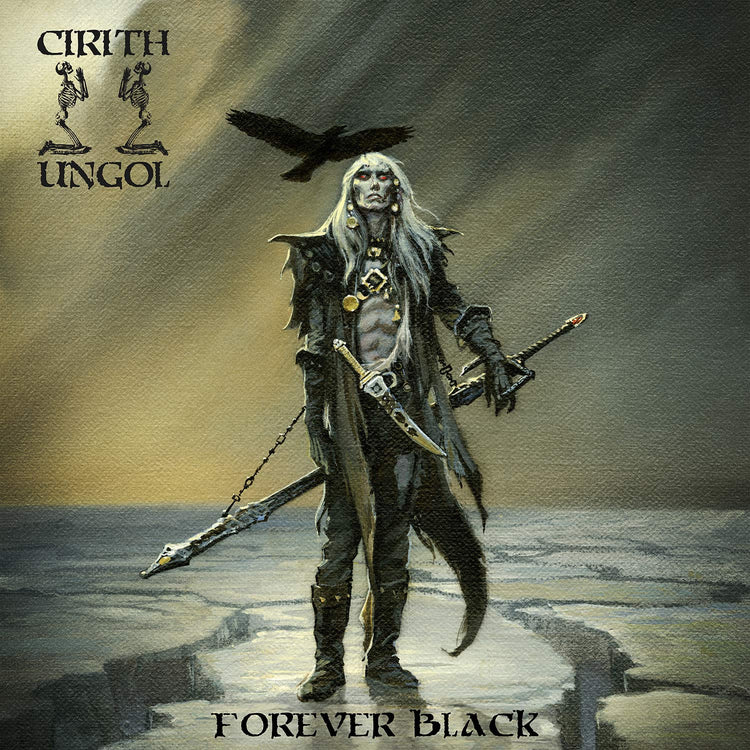 Cirith Ungol "Forever Black (Black w/ White Splatter Vinyl)" 12"