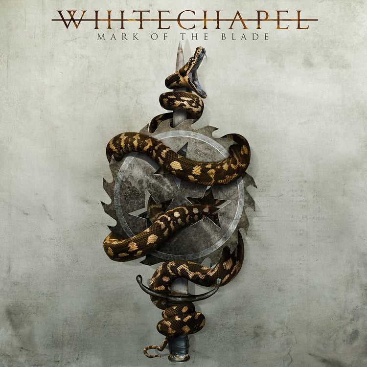 Whitechapel "Mark of the Blade (Metallic Gold w/ Black Dust Vinyl)" 12"