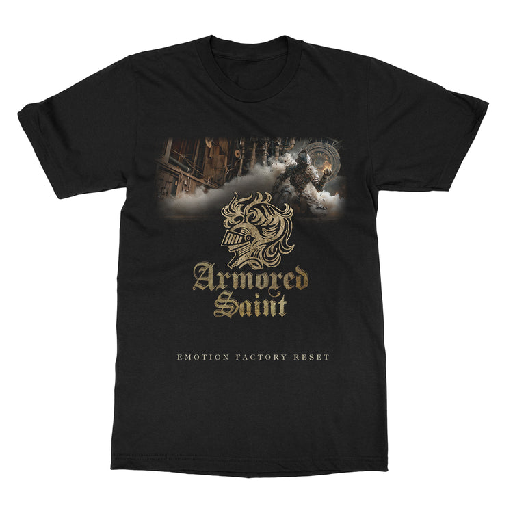 Armored Saint "Emotion Factory Reset (Helmet Logo)" T-Shirt