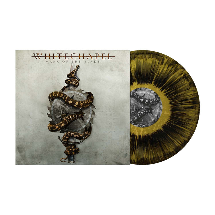 Whitechapel "Mark of the Blade (Metallic Gold w/ Black Dust Vinyl)" 12"