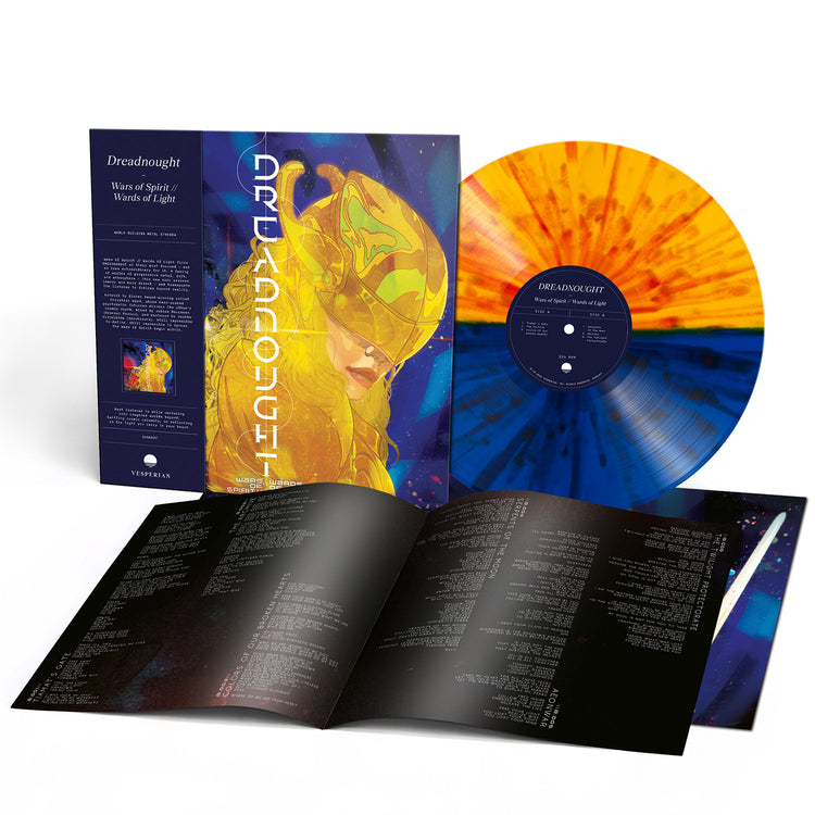 Dreadnought "Wars of Spirit // Wards of Light (Gold / Blue Split w/ Red Splatter Vinyl)" 12"
