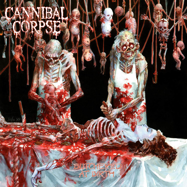 Cannibal Corpse "Butchered at Birth (Red / Black Smoke Vinyl)" 12"