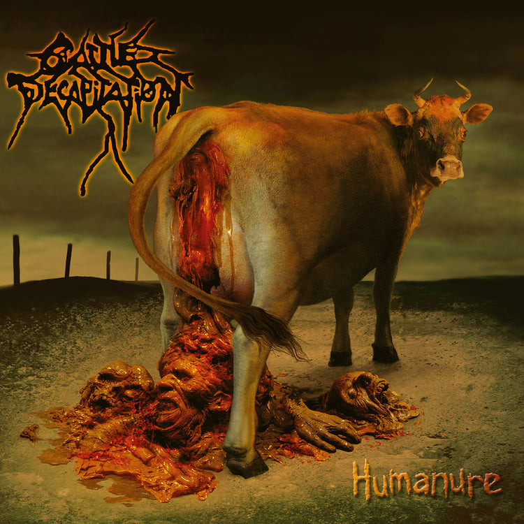 Cattle Decapitation "Humanure (Orange Red Marbled Vinyl)" Bundle