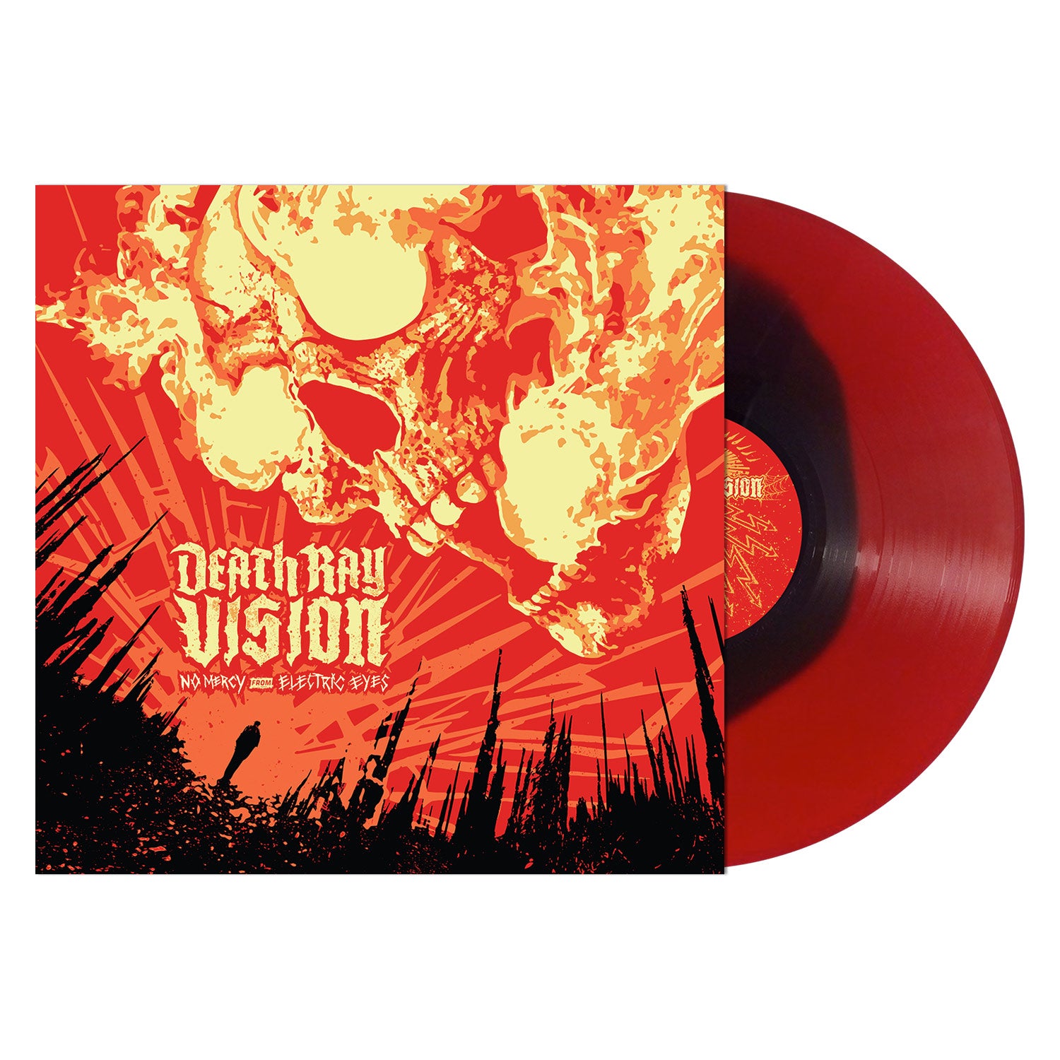 Death Ray Vision "No Mercy from Electric Eyes (Black in Red Vinyl)" 12