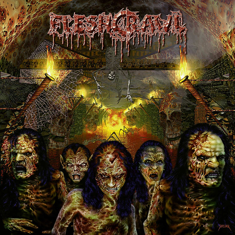 Fleshcrawl "As Blood Rains From The Sky… (Marbled Vinyl)" 12"