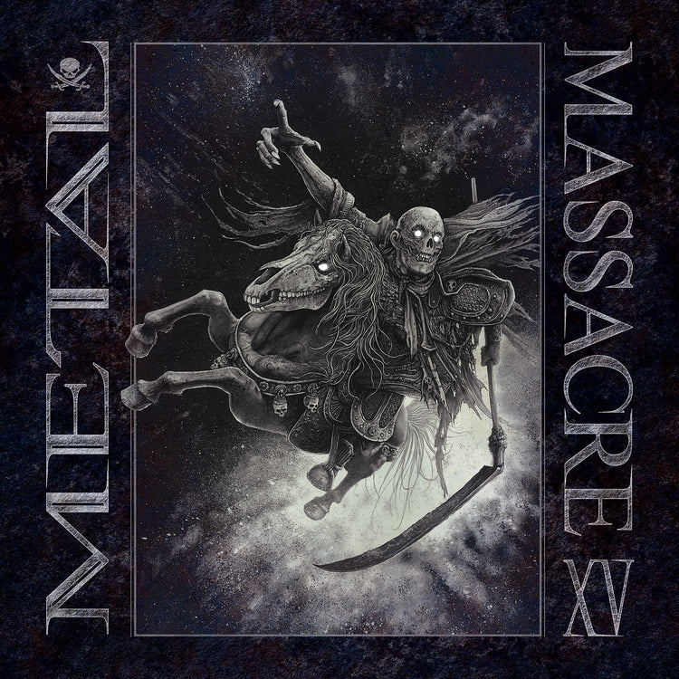 Various Artists "Metal Massacre XV (Gray Marbled Vinyl)" 12"