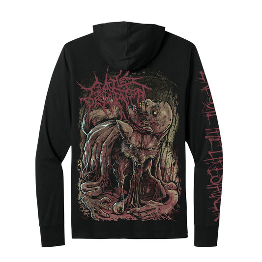 Cattle Decapitation "Lifestalker Hooded Longsleeve" Hooded Shirt