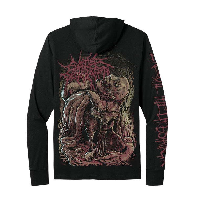 Cattle Decapitation "Lifestalker Hooded Longsleeve" Hooded Shirt