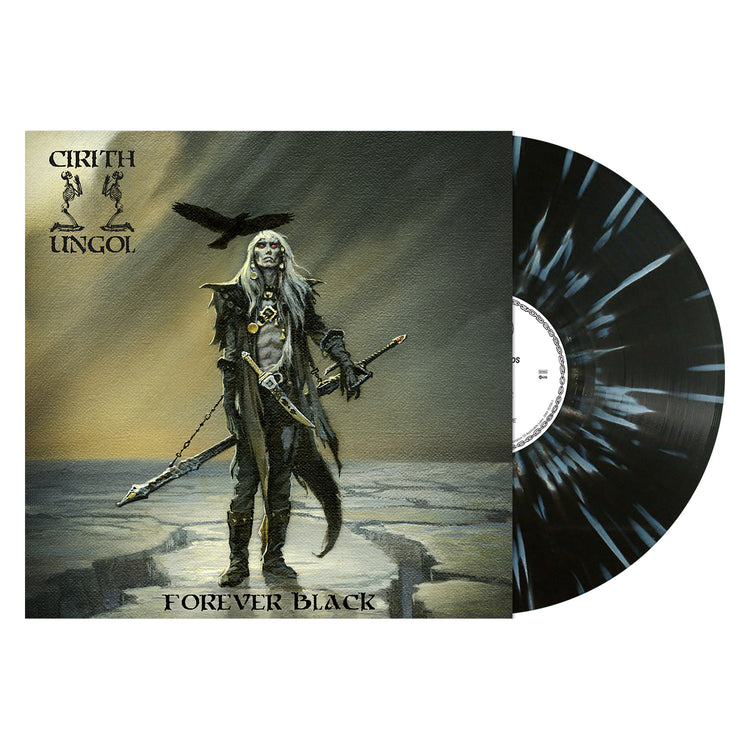 Cirith Ungol "Forever Black (Black w/ White Splatter Vinyl)" 12"