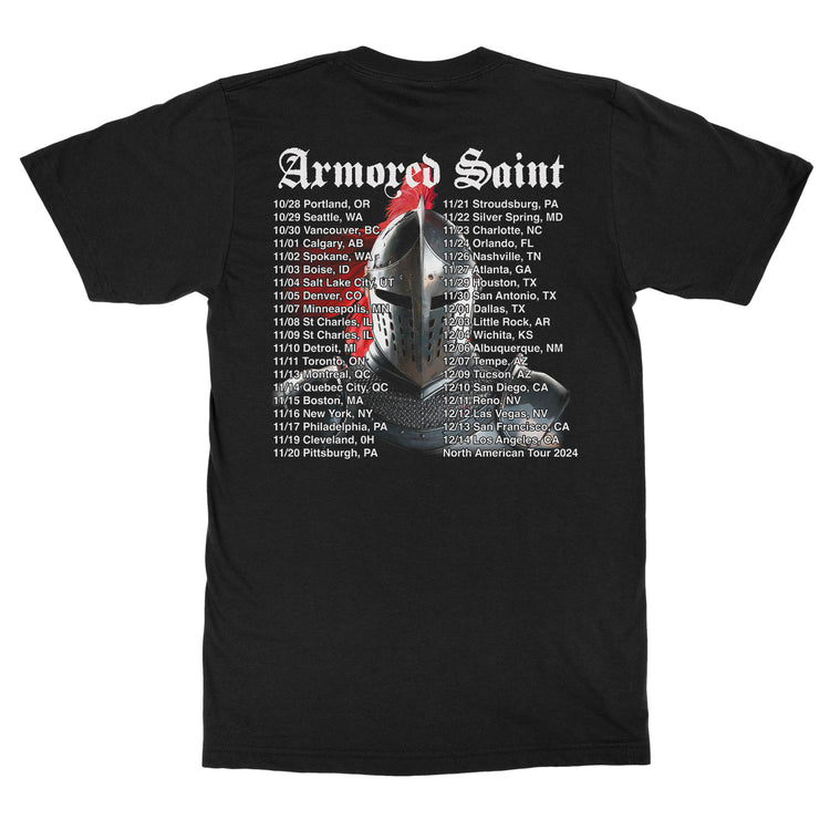 Armored Saint "2024 Swinging Knight Tour" T-Shirt