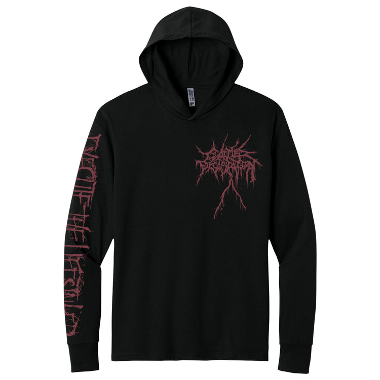 Cattle Decapitation "Lifestalker Hooded Longsleeve" Hooded Shirt