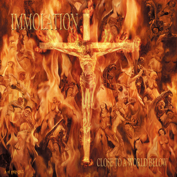 Immolation "Close to a World Below (Fiery Orange Vinyl)" 12"