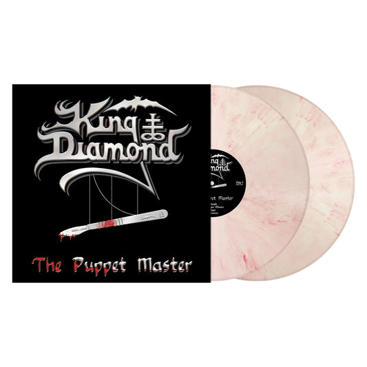 King Diamond "The Puppet Master (White / Red Marbled Vinyl)" 2x12"