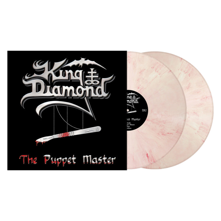 King Diamond "The Puppet Master (White / Red Marbled Vinyl)" 2x12"