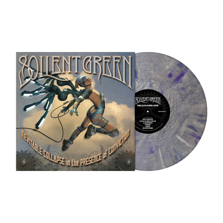 Soilent Green "Inevitable Collapse in the Presence of Conviction (Metallic Silver w/ Purple Splatter Vinyl)" 12"