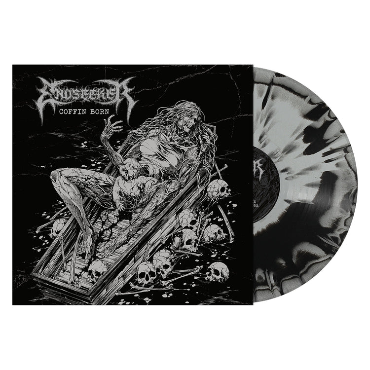 Endseeker "Coffin Born (Silver / Black Merged Vinyl)" 12"