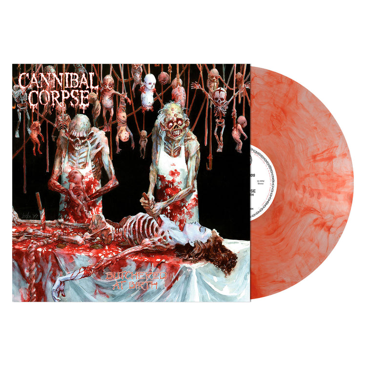 Cannibal Corpse "Butchered at Birth (Red Smoke Vinyl)" 12"