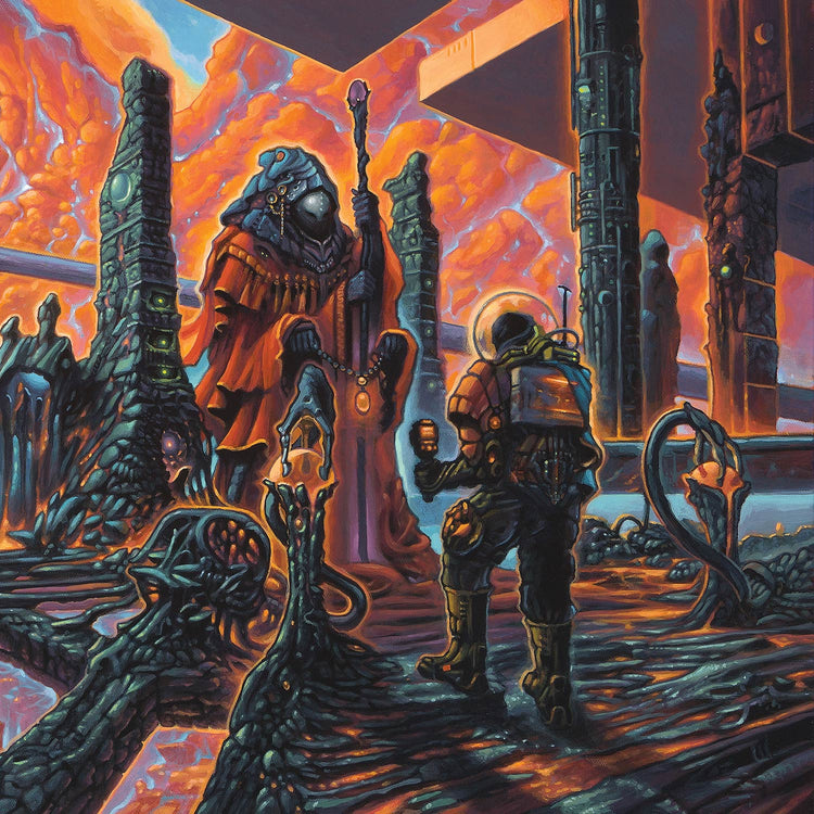 Cryptic Shift "Overspace & Supertime (Cloudscape Orange Vinyl)" 2x12"