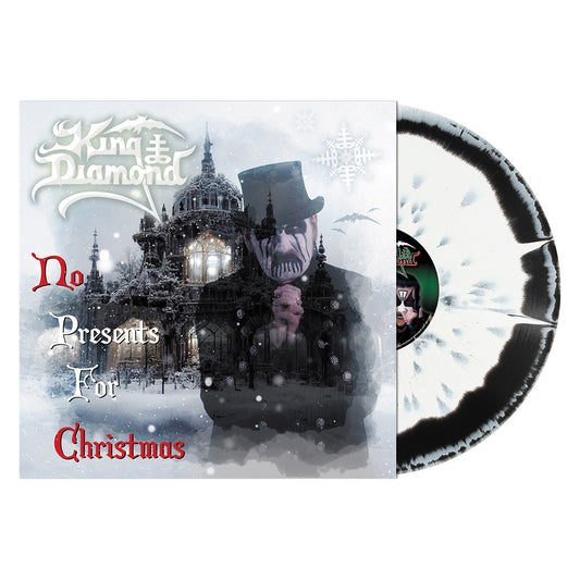 King Diamond "No Presents for Christmas (Black / White Melt Vinyl)" 12"