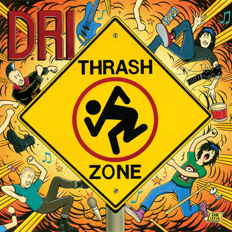 D.R.I. "Thrash Zone (Tangerine Marbled Vinyl)" 12"