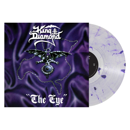 King Diamond "The Eye (Clear with Purple Ink Spots Vinyl)" 12"