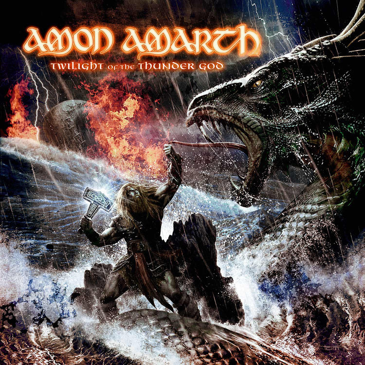 Amon Amarth "Twilight of the Thunder God (Grey Blue Marbled Vinyl)" 12"