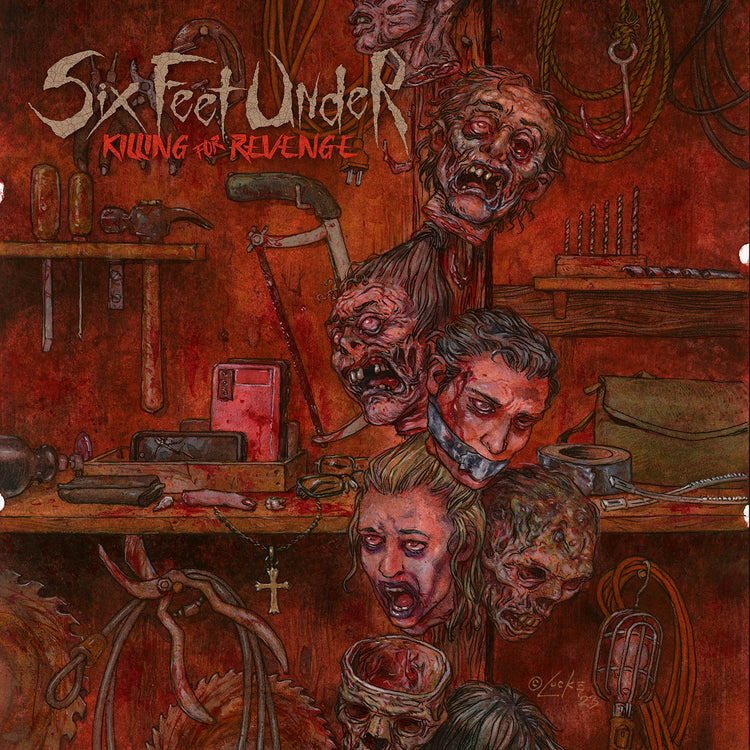 Six Feet Under "Killing for Revenge (Bloodshot Vinyl)" 12"
