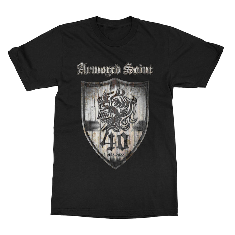 Armored Saint "40th Anniversary Tour (Wood Shield)" T-Shirt