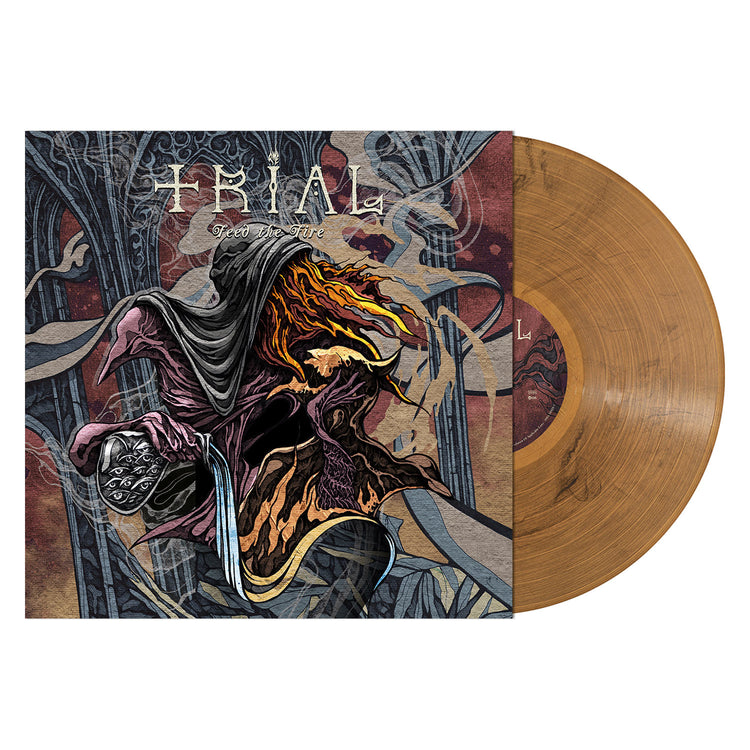 Trial (swe) "Feed the Fire (Wood Brown Marbled Vinyl)" 12"