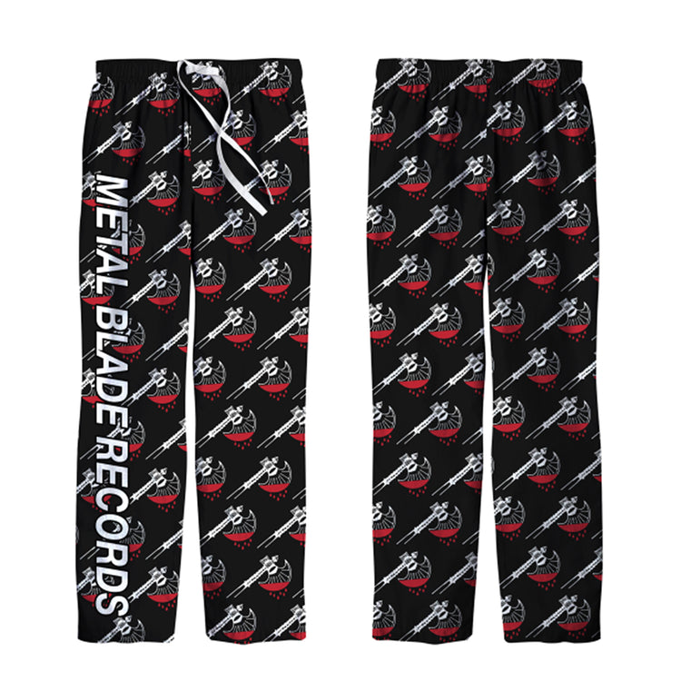Metal Blade Records "Axe Logo (Pajama Pants - All Over Print)" Sweatpants