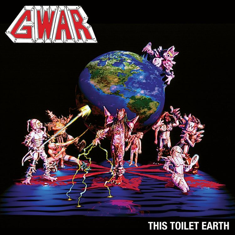Gwar "This Toilet Earth (Blue w/ Red Splatter)" 12"