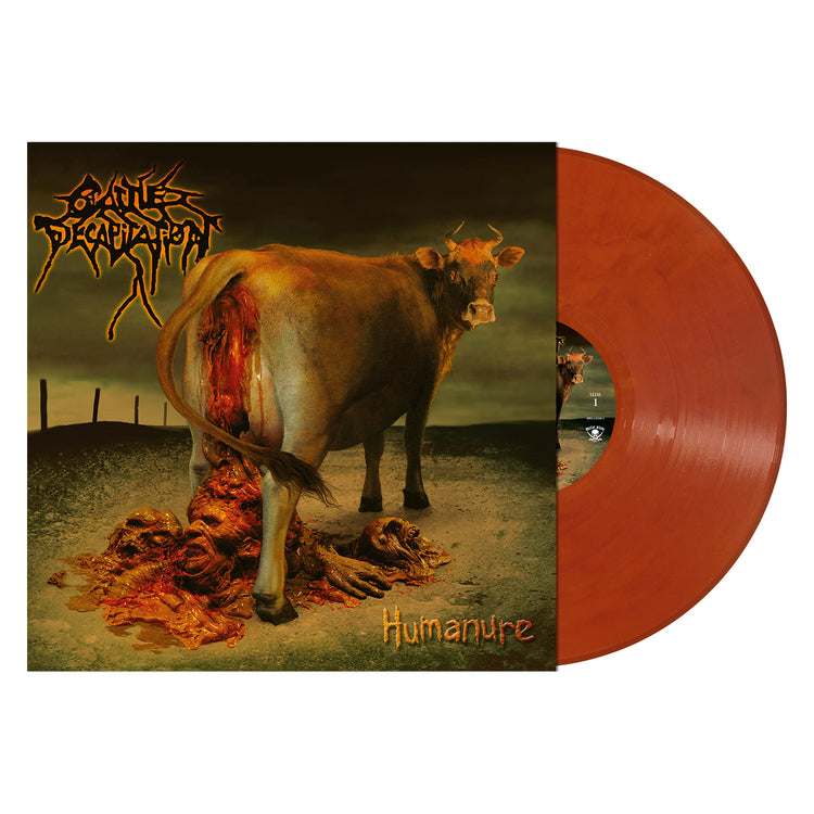 Cattle Decapitation "Humanure (Orange Red Marbled Vinyl)" Bundle