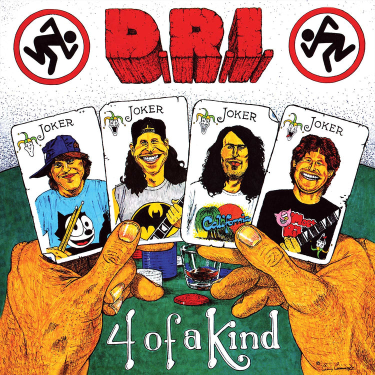 D.R.I. "Four of a Kind (Red Marbled Vinyl)" 12"