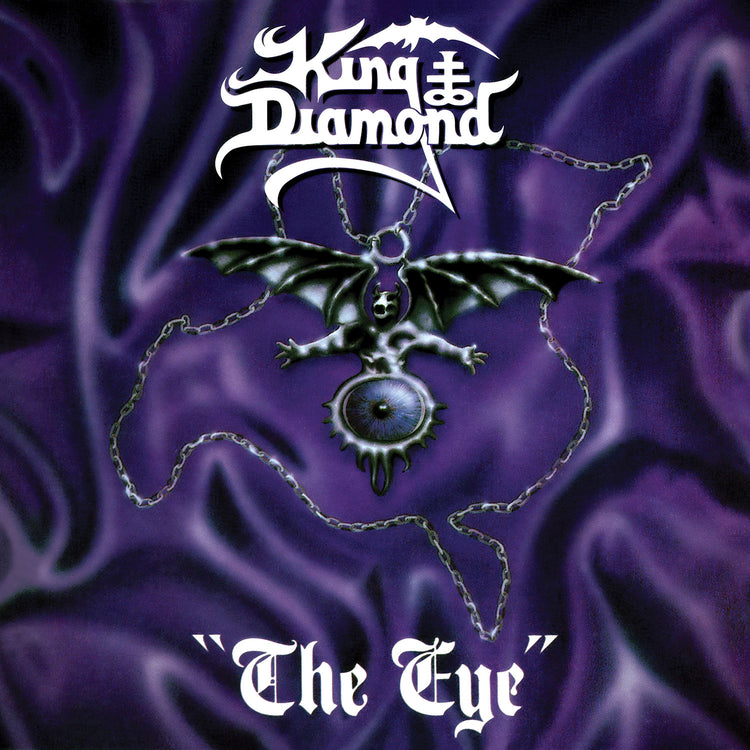 King Diamond "The Eye (Clear with Purple Ink Spots Vinyl)" 12"
