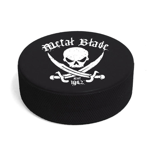 Metal Blade Records "Pirate Logo Hockey Puck" Hockey Puck