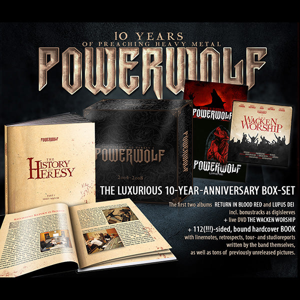 Powerwolf "The History of Heresy I (2004 - 2008)" Boxset