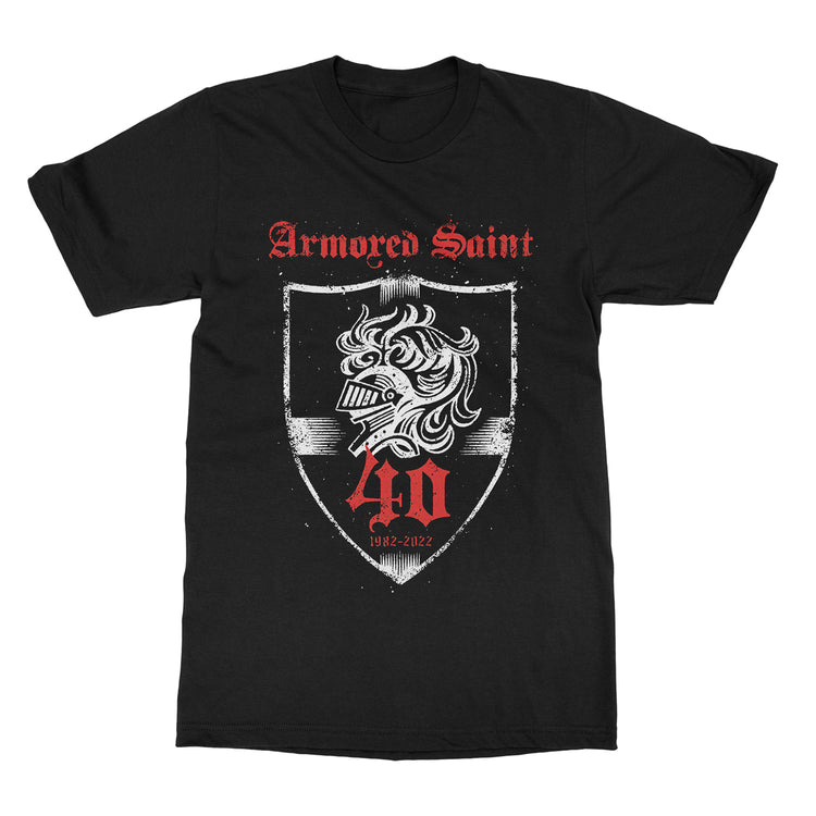 Armored Saint "40th Anniversary Tour (White Shield)" T-Shirt
