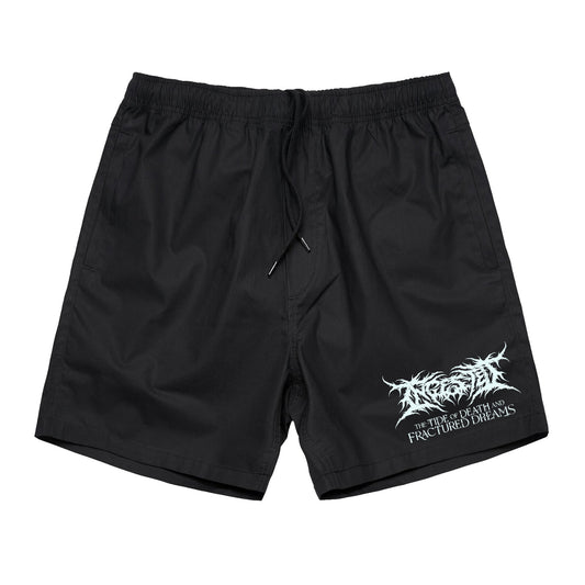 Ingested "The Tide Of Death Logo Beach Shorts" Shorts