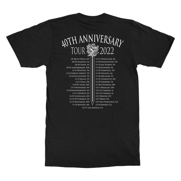Armored Saint "40th Anniversary Tour (White Shield)" T-Shirt